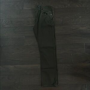Mens Banana Republic Dark Green Straight-Leg Pants